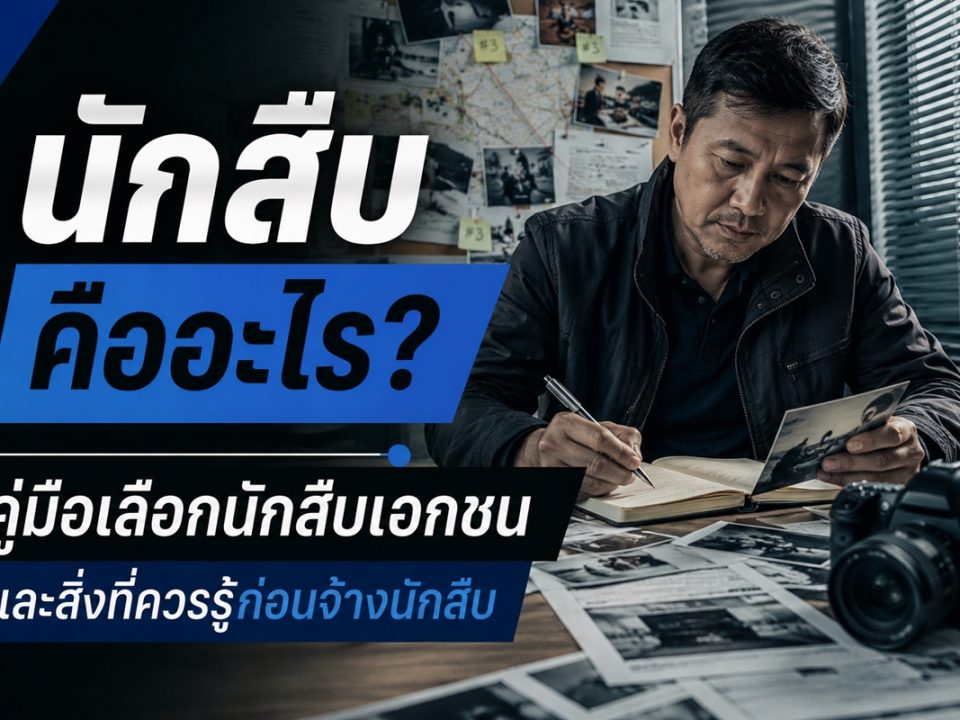 นักสืบคืออะไร