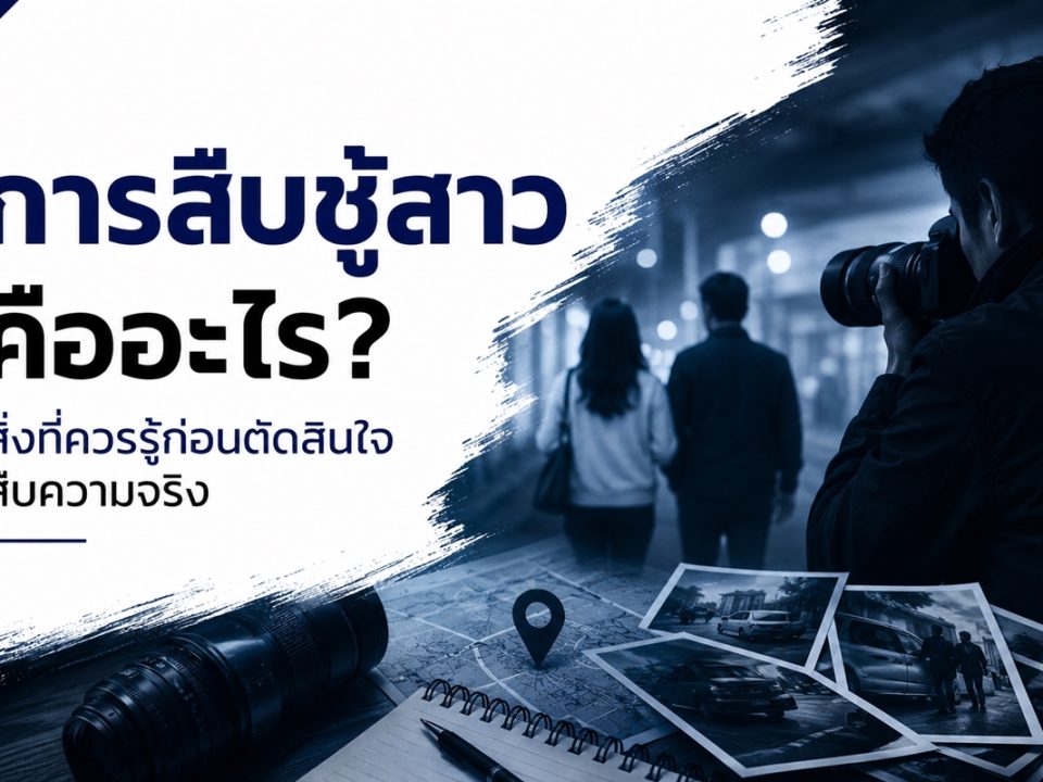 การสืบชู้สาวคืออะไร