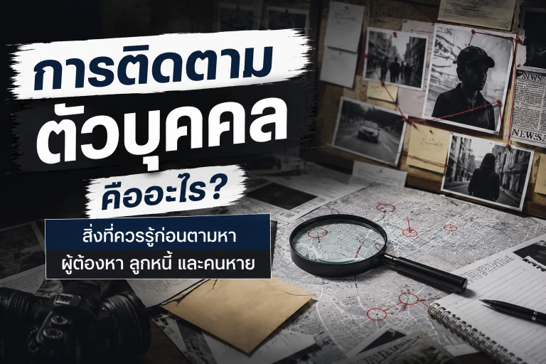 การติดตามตัวบุคคลคืออะไร