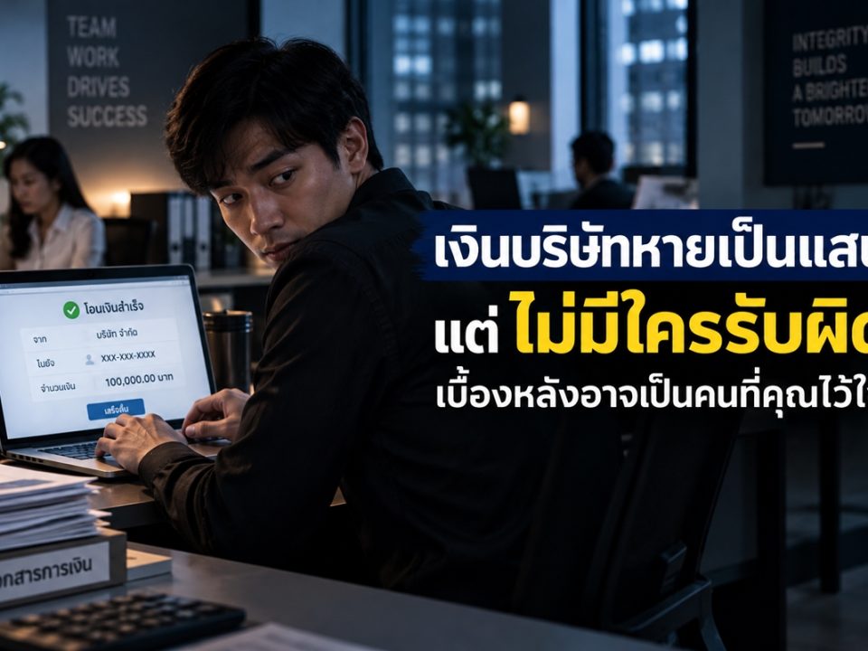 จ้างนักสืบหาคนยักยอกเงินบริษัท