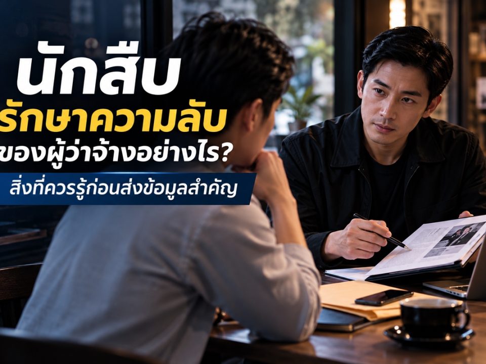 วิธีรักษาความลับของนักสืบ